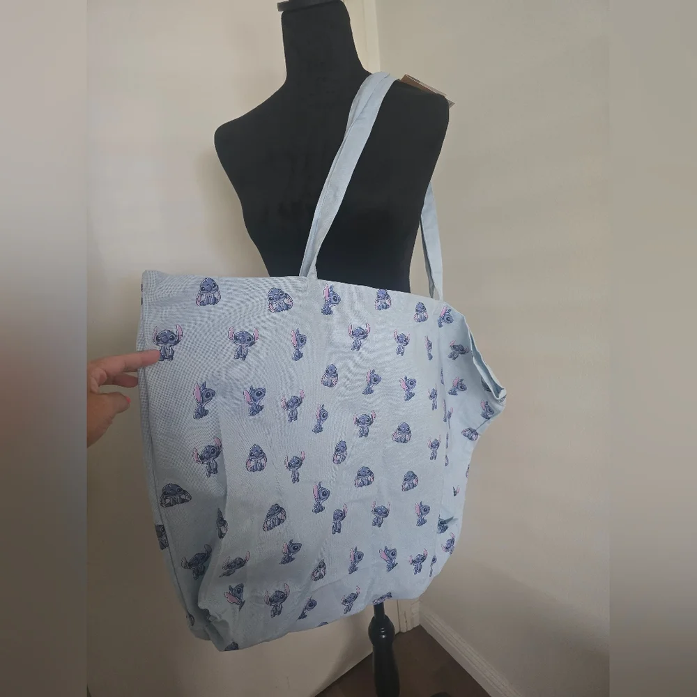 Primark Disney Stitch Blue Tote Bag - Picture 6 of 6